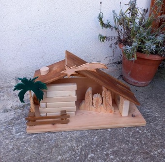 presepe in legno massello